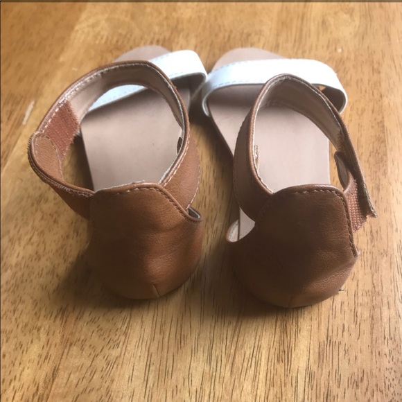 Tan/white Sandals - Picture 2 of 3
